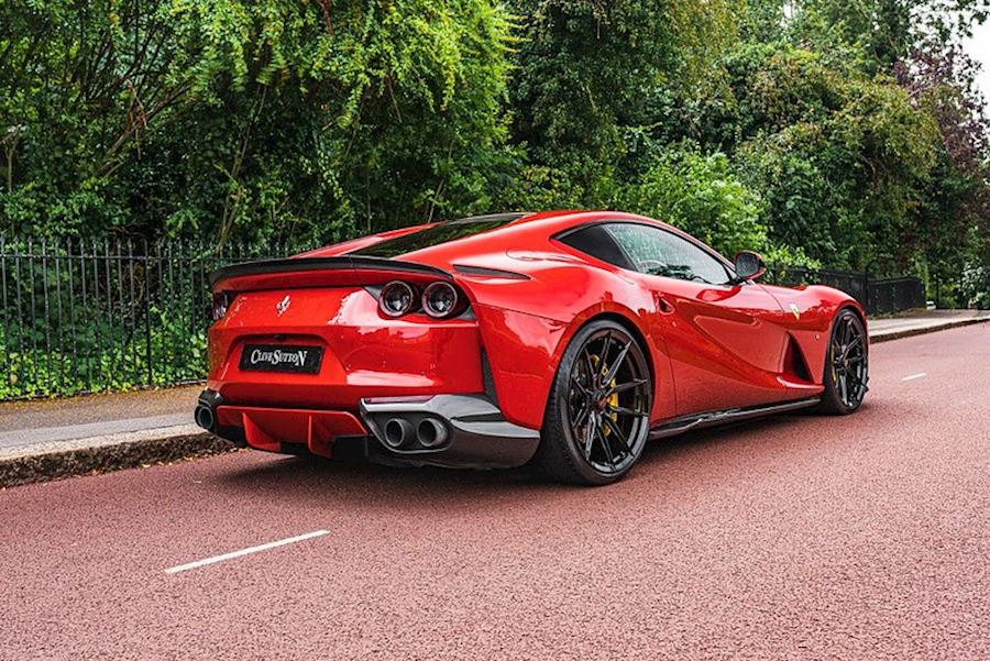 Ferrari 812 Superfast installed with Vossen x Novitec NF10 forged alloy wheels