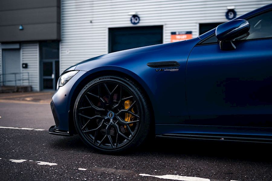 Mercedes GT63s amg installed with Vossen HF-2 wheels