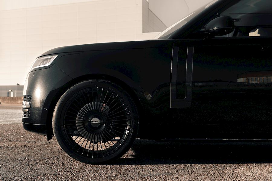 2023 Range Rover installed with Vossen S17-16 wheels in Gloss Black