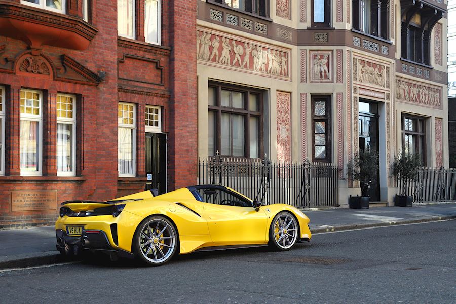 Ferrari 488 Pista Spider installed with Vossen x Novitec NF10