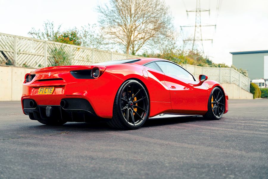 Ferrari 488 GTB installed with Vossen x Novitec NF10 alloy wheels