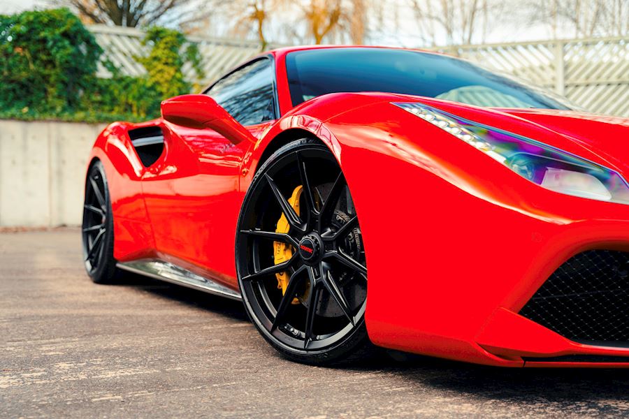 Ferrari 488 GTB installed with Vossen x Novitec NF10 alloy wheels