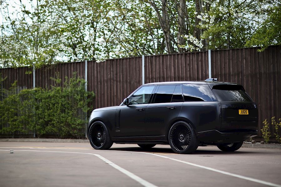 2023 Range Rover installed with Vossen Forged S17-16 wheels in Gloss Black