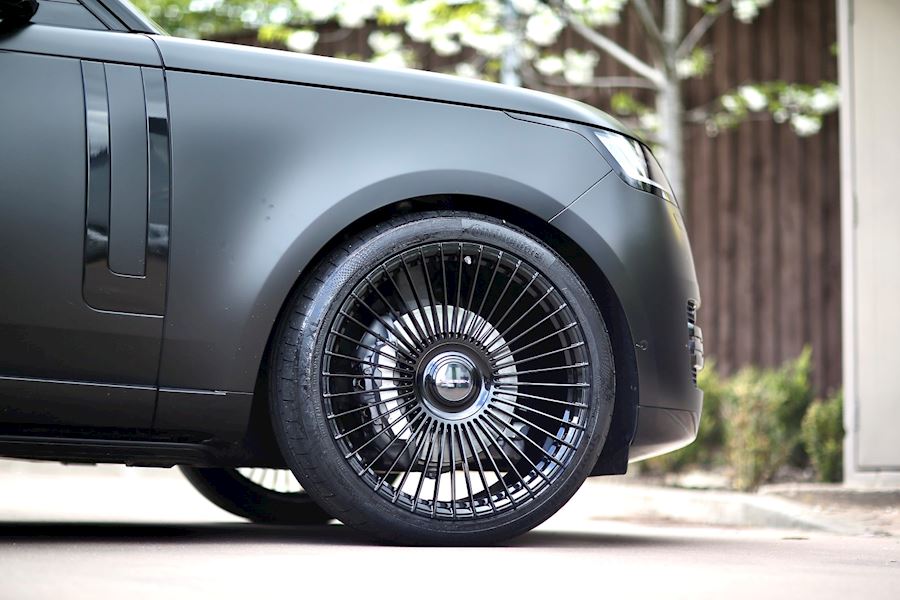 2023 Range Rover installed with Vossen Forged S17-16 wheels in Gloss Black