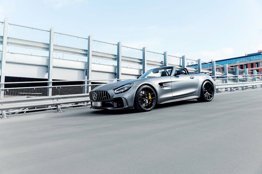 Mercedes AMG GTR installed with Forgeline VX1R forged wheels