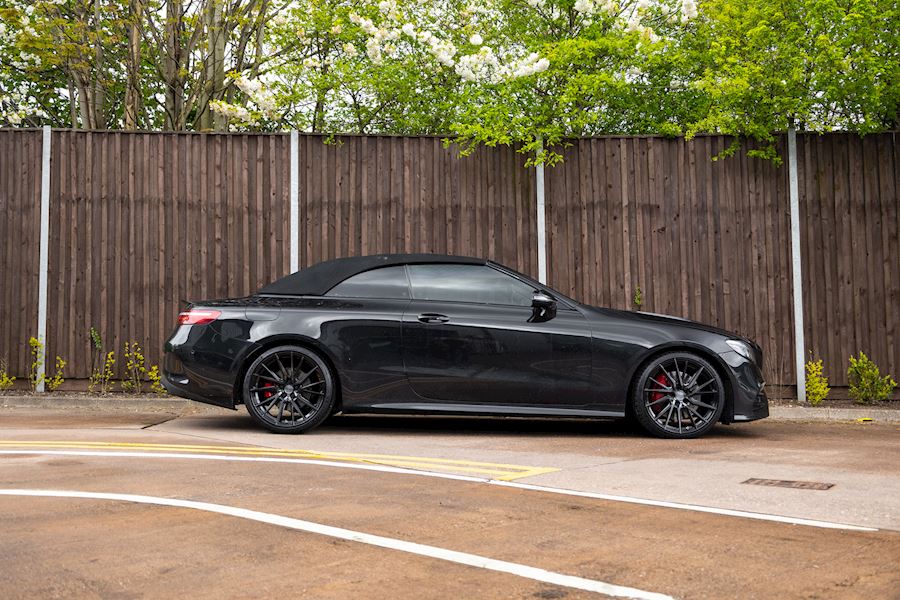 Mercedes E Class E400 cabriolet installed with Vossen HF4T in Tinted Gloss Black