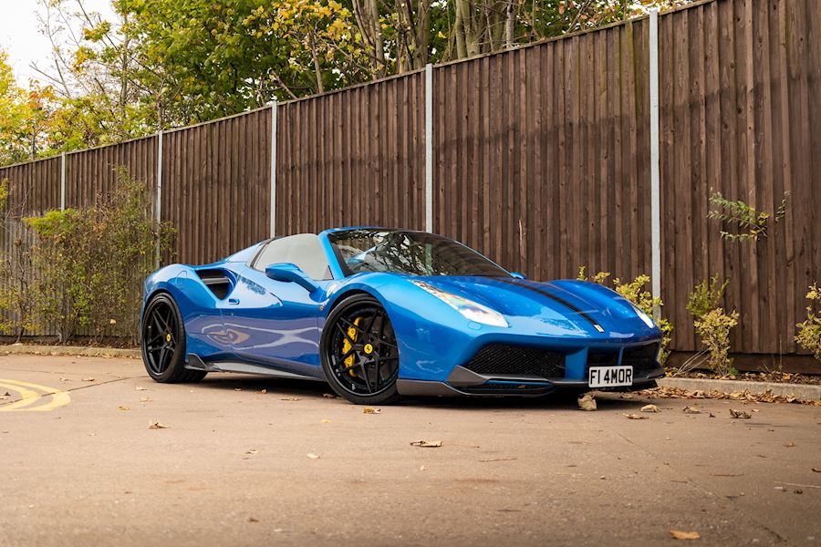 Ferrari 488 Spider installed with AG Luxury AGL42 3 piece 