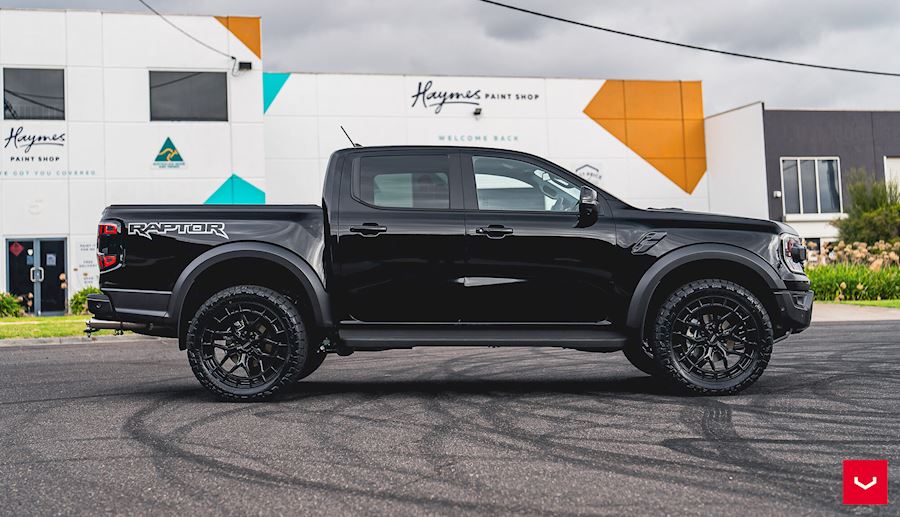 Ford Ranger Raptor installed with Vossen HFX-1 alloy wheels