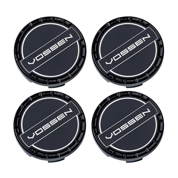 Classic Billet Sport Cap Set For CV/VF/HF Series Wheels Gloss Black - Image 2