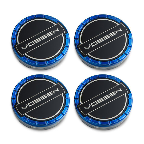 Classic Billet Sport Cap Set For CV/VF/HF Series Wheels Fountain Blue - Image 2