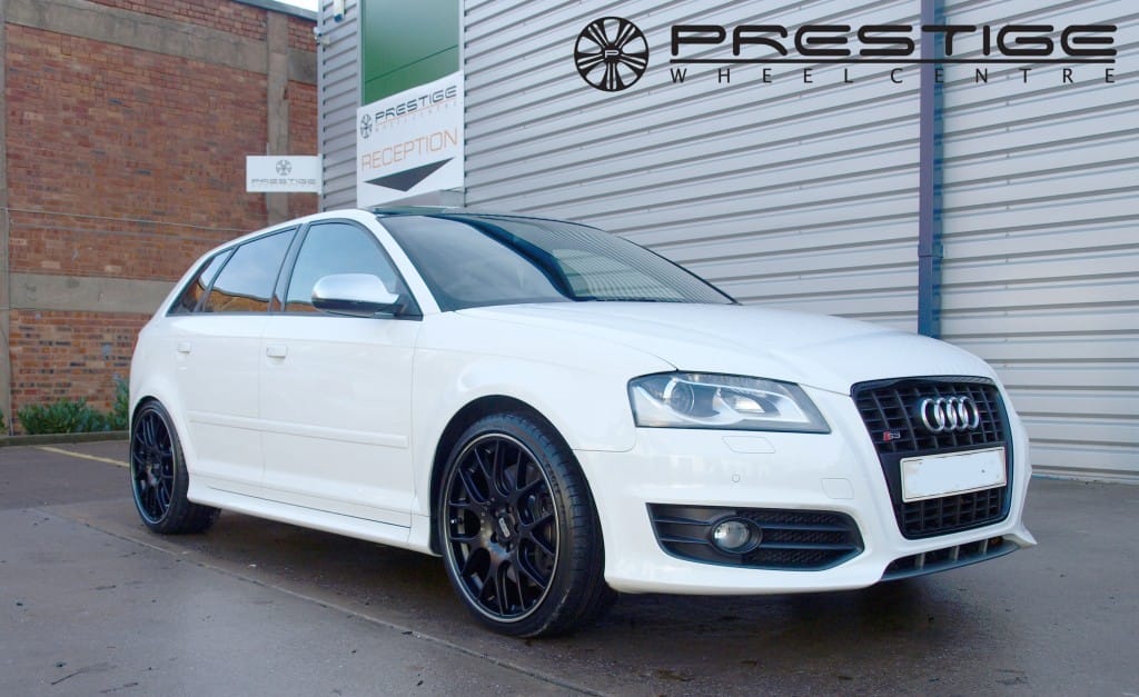 Audi S3 BBS CH-R satin black alloy wheels