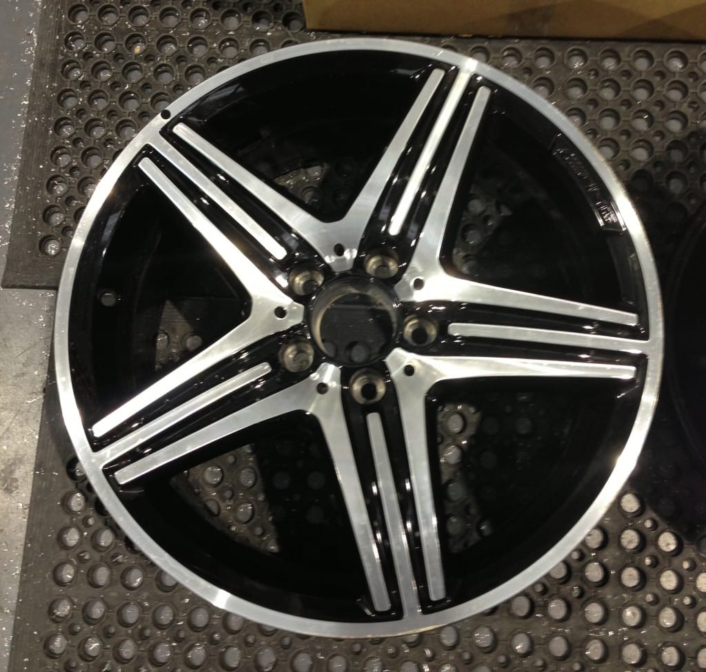 Mercedes A Class 2013 diamond cut wheel