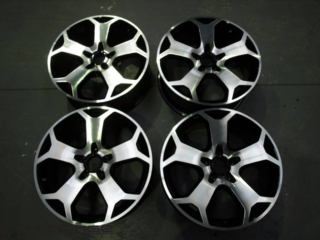 Customised Vauxhall Snowflake alloy wheels
