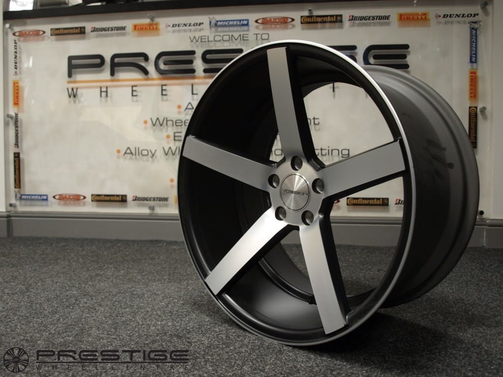 Vossen Vvs Cv3 Alloy Wheels In Matt Black Machined Prestige Wheel