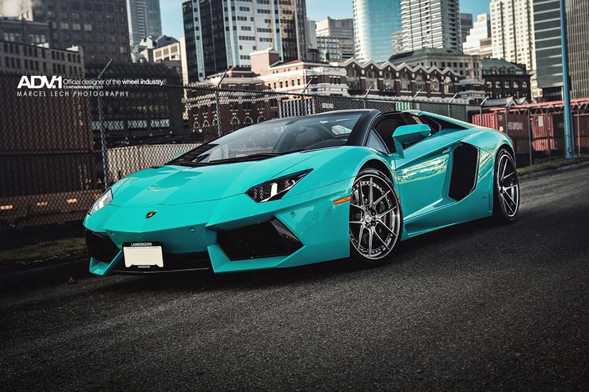 2013 Lamborghini Aventador LP 700-4 Roadster Blu Glauco with ADV5.0 ...