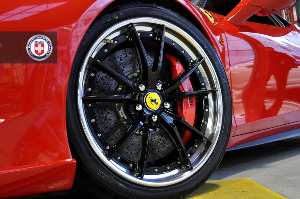 Ferrari 458 Italia With Hre S104 Alloy Wheels Prestige Wheel Centre