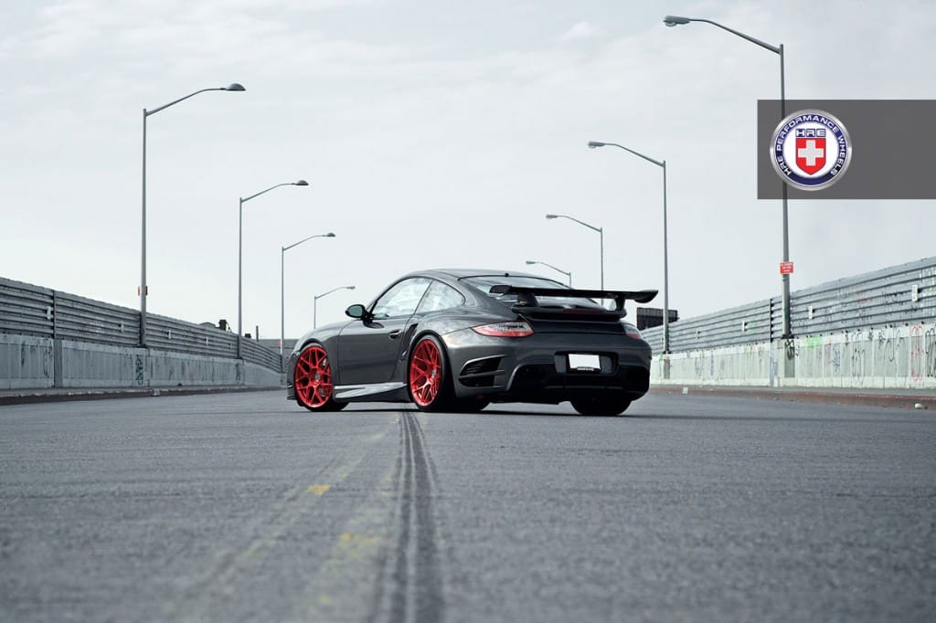 PORSCHE_997_Turbo_on_HRE_P40SC_Brushed_Red_3