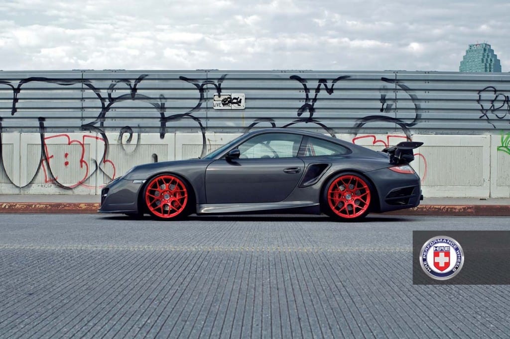 PORSCHE_997_Turbo_on_HRE_P40SC_Brushed_Red_4