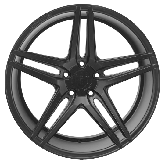 Rohana RC8 wheels UK in matt black and silver machined - Deep concave ...