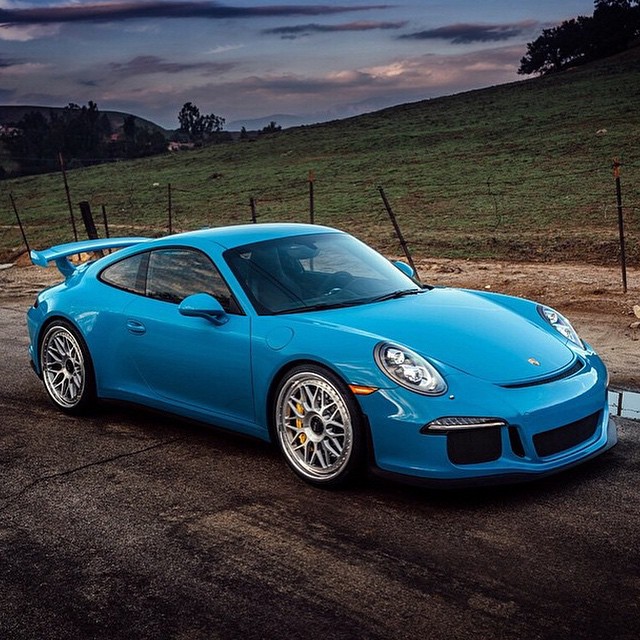 Porsche 911 gt3 Blue