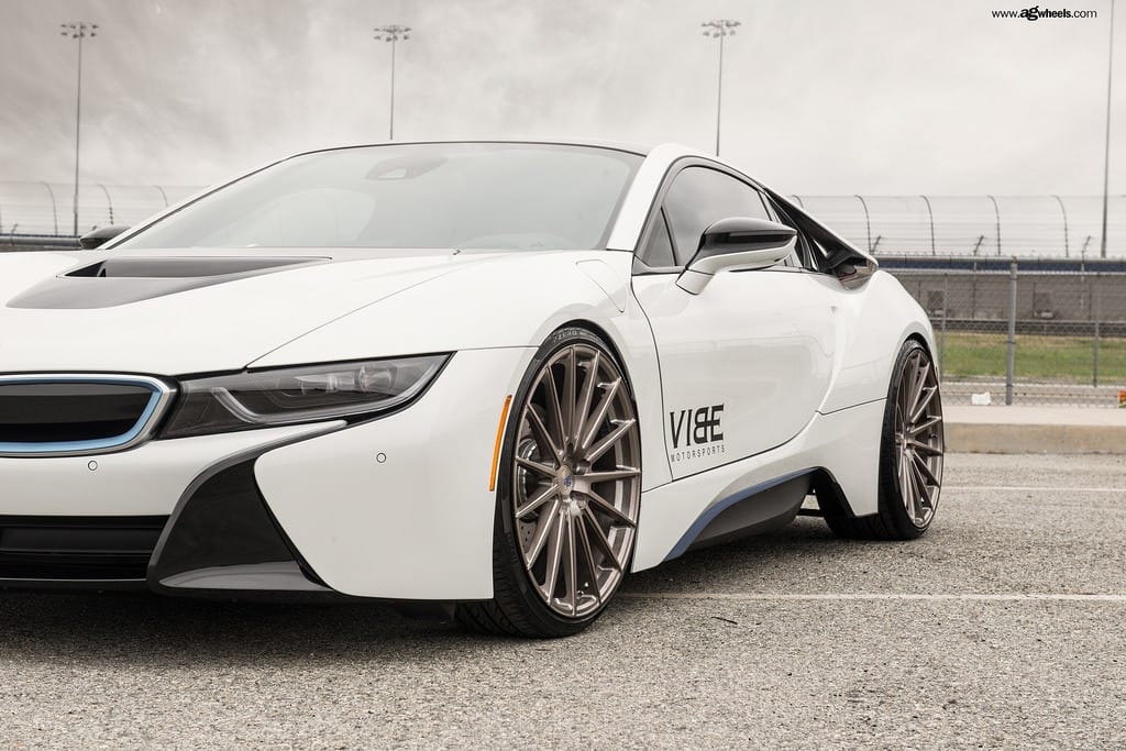 BMW i8 on Avant garde M615 Matte Brushed Frozen Latte 22×9 | 22×10.5 ...